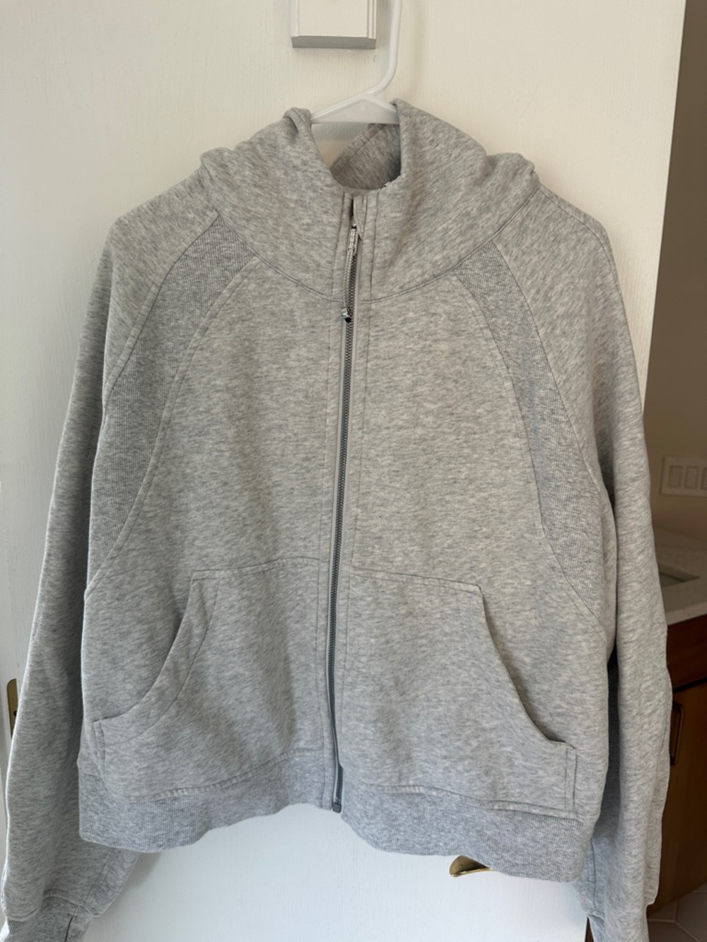 lululemon athletica Heather Gray Full-Zip Jacket